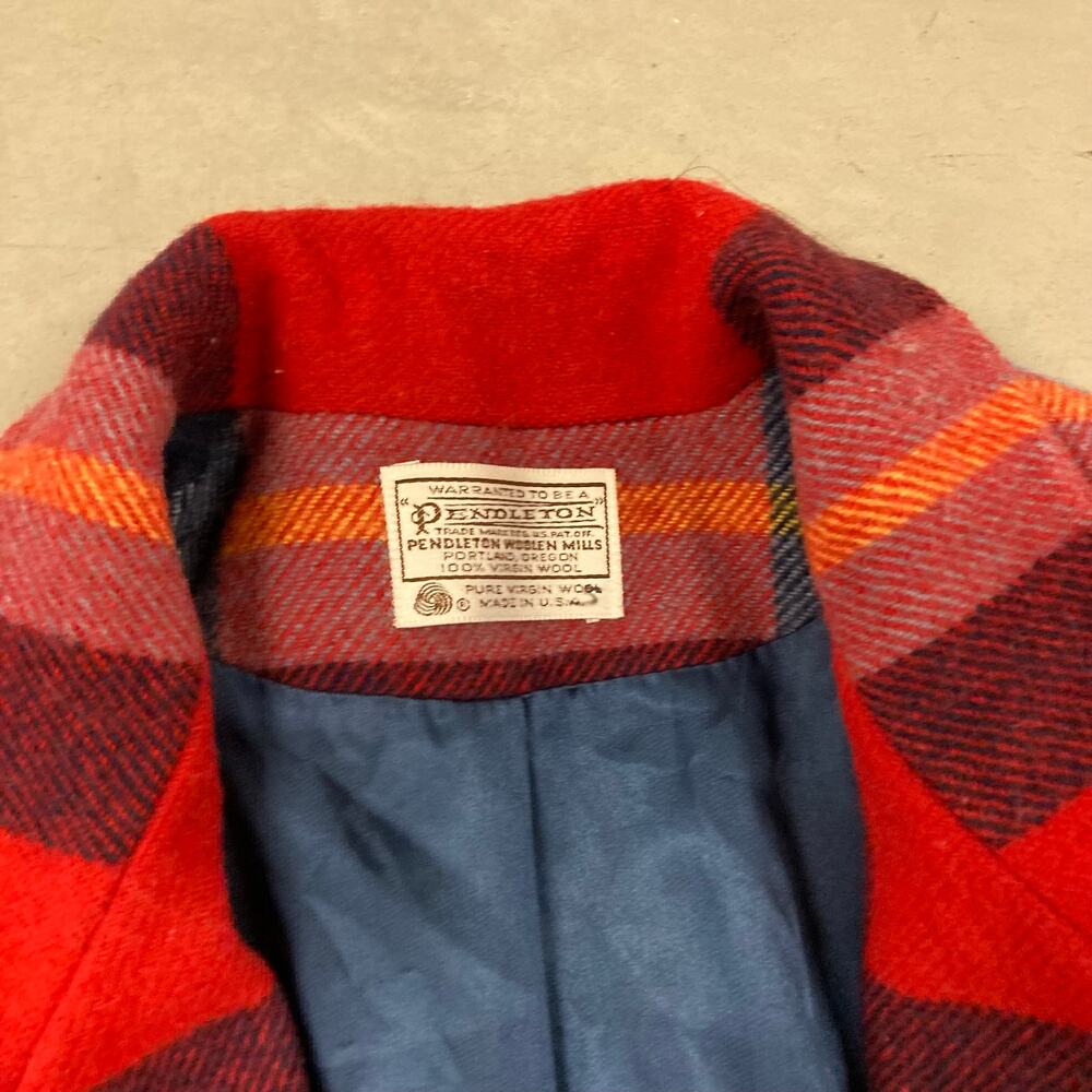 Vintage Pendleton flannel blazer coat - Picture 4 of 4